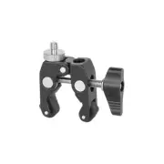 Super Crab Clamp Articulated 1/4"-20 Screw for Camera AccessoriesBlack