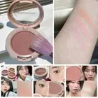 Face Blusher Palette Waterproof Matte Long Lasting Lightweight Blush L3B4