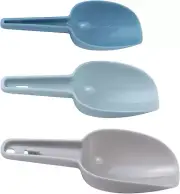3 in 1 Plastic Ice Scoop Multi Purpose Measuring Flour Scoops Kitchen Bar Scoope