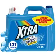 XTRA Plus OxiClean Liquid Laundry Detergent, 203.1 Fl Oz, 131 Loads