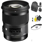 Sigma 50mm f/1.4 DG HSM Art Lens for Nikon + Deluxe Lens Cleaning Kit