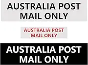Australia Post Mail Sign for Home Self Adhesive Tape On Letterbox Mailbox. (25x100mm, Style 3)