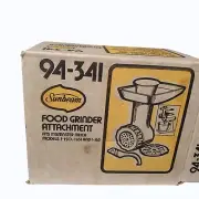 Sunbeam 94-341 Mixmaster Food Grinder Attachment Vintage New Unused 94-3411977