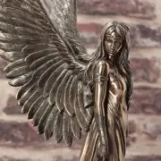 Anne Stokes Spirit Guide Gothic Angel Figurine Nemesis Now Fantasy Bronze Finish