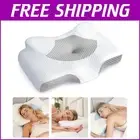 Standard High Ergonomic Contour Pillow - Memory Foam Support for Pain Relief