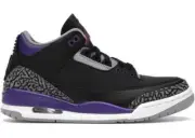 Size 14M/15.5W - Jordan 3 Retro Black Court Purple CT8532-050
