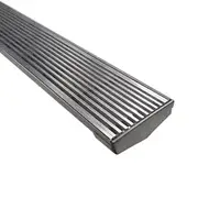 DrainTEK Custom Wedge Wire Shower Grate 4mm Gaps - 85mm - Brushed Finish (2001mm-2500mm)