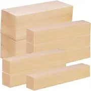 HOODANCOS Whittling Kit for Boys and Girls 10 Pcs Basswood Wood Blocks Craft Set Large Basswood Carving Blocks for Beginners