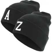 Urban classics winter beanie with letters - LETTER A-Z L One Size