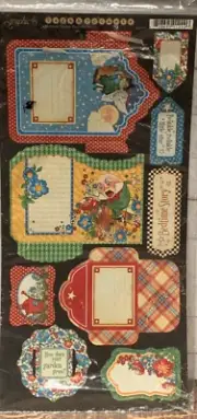 NEW Graphic 45 **MOTHER GOOSE** Tags & Pockets Bedtime Humpty Dumpty Nursery