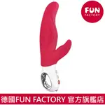 [台灣公司貨] 德國FUN FACTORY LADY BI 碧玉夫人(中) 雙重時尚奢華按摩棒(紅)(充電式)