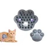 Cat Steamy Massage Brush Electric Spray Comb with UV Light Pet Hair Cleaning Brush-Grey