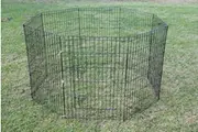 120 cm 8 Panel Pet Dog Playpen Exercise Chicken Cage Puppy Crate Enclosure CatFence