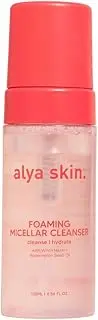 Alya Skin Foaming Micellar Cleanser 135ml | Hydrates, Cleanses & Rejuvenates, Removes Makeup & Dirt, Rich in Antioxidants, Vitamin C & E, Soothes, Non-Drying Formula - Packaging May Vary