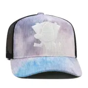 Mitchell & Ness Anaheim Mighty Ducks Trucker Snapback Hat Cap Tie-dye /Corduroy
