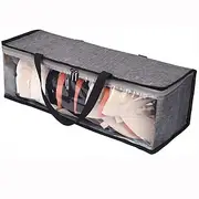 Hat Storage Bag with Handle, Transparent Baseball Cap Organizer Case, Portable Hat Holder for Closet Shelf Travel, Cap Storage Container for Trucker Hats, 1 Pa