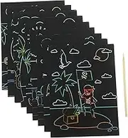 Scratching Paper for Boys and Girls Boys and Set Funny Scratch Paper Kit for Birthday Party Returns