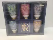 NEW set Of 5 MARCO ROAD Vintage Cups China Egg Drinking Glasses Japanese Birds