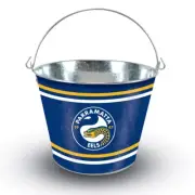 Parramatta Eels NRL 5L Galvanised Tin Ice Bucket with Handle