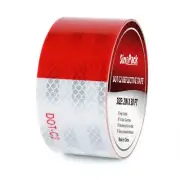 SinoPack DOT-C2 Reflective Safety Tape Outdoor Waterproof Red & White