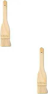 2pcs Pastry Brush Ergonomic Handle Basting Brush for Cooking and Grilling for Spreading Butter Oil and Sauces Lightweight Kitchen Tool for Indoor and Outdoor Use