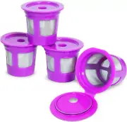 Cafe save Reusable K Cup Pod Coffee Filters - Refillable Coffee Pod Capsules wit