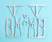 1/48 scale Pe-2 Landing Gear set 48300 for Zvezda