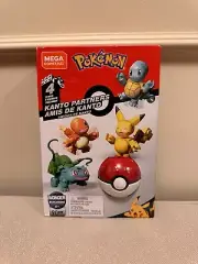 NEW MEGA Construx Pokémon Kanto Partners Building Pack 90 pcs, Build 4 Figures