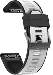 [ISOUDE] 22mm 26mm Watch Strap For Garmin Fenix 5 5X Plus 6 6X Pro 3 HR 935 Enduro Sapphire Soft Silicone Smartwatch Wrist Band Bracelet