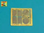 GRILLES/MESH FOR Sd.Kfz.186 JAGDTIGER (FOR TAMIYA, ETC) #48A30 1/48 ABER