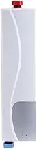 Electric Tankless Water Heater, 220V 3000W Mini Tankless Instant Hot Water Heater Bathroom Kitchen Washing with LED Indicator Light, Rust Proof, Corrosion Resistant(White)