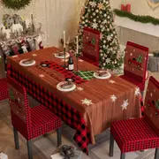 Christmas Theme Tablecloth Dining Table Decoration Table Cloth Table Cover