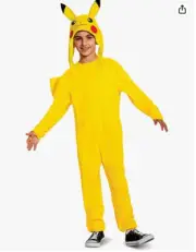 Pokemon Pikachu Deluxe Child's Costume Disguise Size Medium 8-10