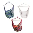 Portable Hanging Rope Swing Bed 150kg Canvas Hanging Hammock Chair for Outdoor