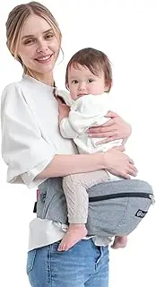 Kerätä Newborns & Toddlers Baby Hip Carrier Grey