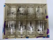 Vintage CONNECTICUT Glassware Libbey Set Of 8 4 1/2 Oz Glasses (FC 51-3