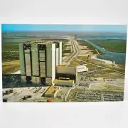 Vintage John F Kennedy Space Center Vehicle Assembly Building NASA Postcard