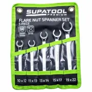 Supatool Premium STP3005 - Flare Nut Spanner Set 5 Piece