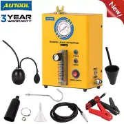 AUTOOL EVAP Smoke Machine Car Leak Detector With Pressure Gauge & Air Flow Meter