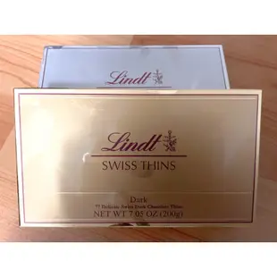 現貨促銷 瑞士蓮 LINDT DARK THINS 黑巧克力 牛奶巧克力 薄片