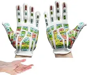 Hand Reflexology Gloves - Gloves, Spa Hand Gloves | Massage Gloves for Compression, Gloves, Point Massager for Fam