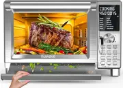 Bravo XL Pro Air Fryer Toaster Oven, Improved 100% Super Convection, Quicker & C