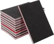GANAZONO Ergonomic Sanding Sponge Pads Pieces Versatile for Furniture Cars and Metal Grit Size