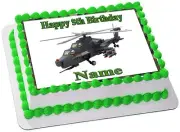 ARMY TANK TOYS Edible CAKE TOPPER PARTY IMAGE FROSTING SHEET