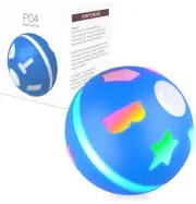 BENTOPAL Interactive Dog Toy Wicked Ball for Indoor Cats/Dogs with Motion Act...
