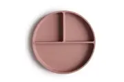 Mushie: Silicone Suction Plate - Cloudy Mauve