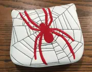 New TaylorMade Spider White /Red/ Mallet Golf Putter HeadCover.