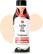 Leche Pal Pelo - Instant Hair Reconstructor Treatment with Natural Soy, Wheat, Aloe and Avocado. Provides Intensive Hydration -14.9 Ounces. Tratamiento Reconstructor Con Soya, Trigo, Aguacate y Aloe