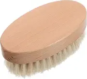 VERDANVERSE Horsehair Shoe Brush Ergonomic Wooden Handle for Polishing and Cleaning Soft Bristles for Dusting and Shining Travel Friendly Design for Easy Use Boots and Shoes