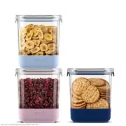 Ello 6pc Plastic Food Storage Canisters with Airtight Lids (Set of 3)